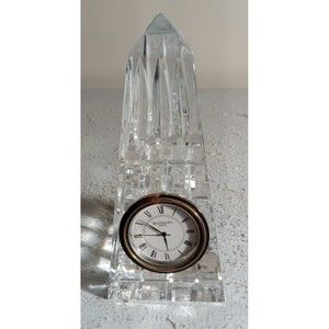Waterford Crystal Obelisk Clock